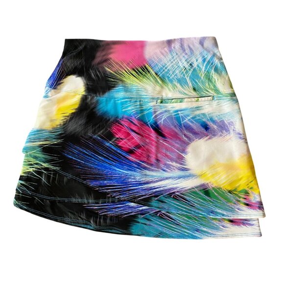 Lucky In Love Womens Multicolor Abstract Skirt Medium - Picture 2 of 8